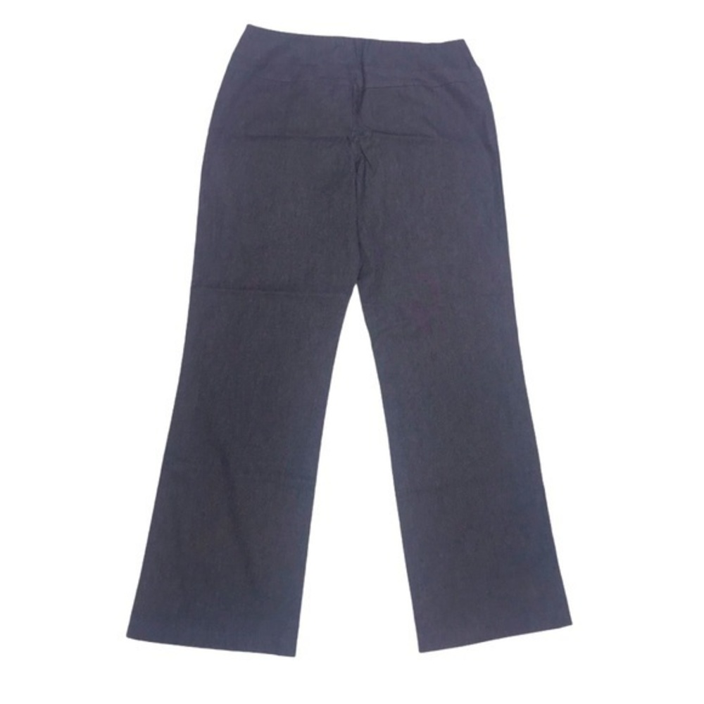 Tribella‎ 14 black wash wide leg high rise pull on classic career trousers